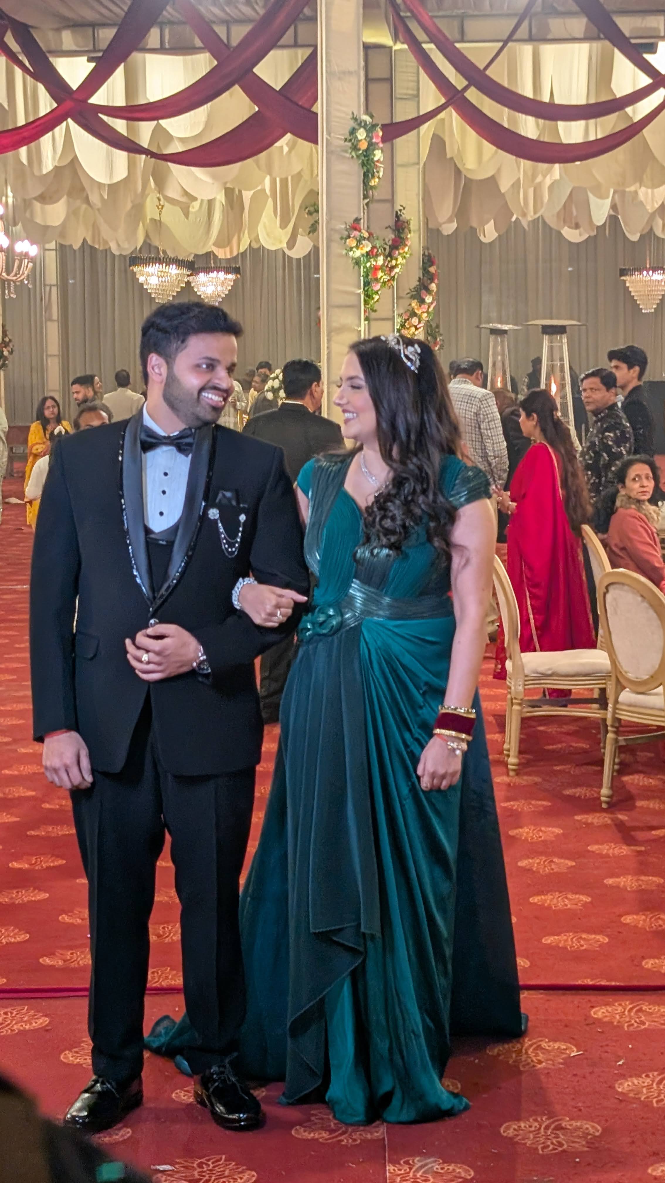 Madhav & Vidushi at Reception